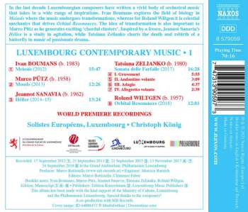 CD Solistes Européens Luxembourg: Luxembourg Contemporary Music • 1 580873