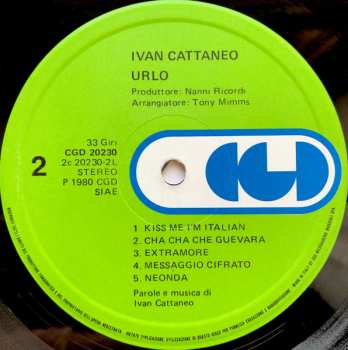 LP Ivan Cattaneo: Urlo 605395