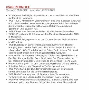 CD Ivan Rebroff: Erinnerungen An Ivan Rebroff – Seine Grossen Erfolge (Folge 2) 256662