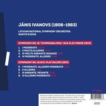 CD Jānis Ivanovs: Symphonies Nos. 15 & 16   588284