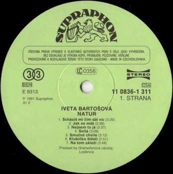 LP Iveta Bartošová: Natur 42862