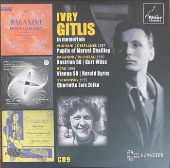 9CD/Box Set Ivry Gitlis: In Memoriam / Inédits Et Introuvables 561273