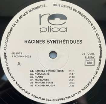 LP Joël Fajerman: Racines Synthétiques 606812