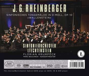 SACD Josef Rheinberger: Sinfonisches Tongemälde In D-Moll, Op. 10 «Wallenstein» 614824