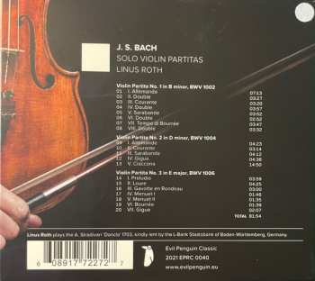 CD Johann Sebastian Bach: Solo Violin Partitas 552586