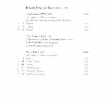 CD Johann Sebastian Bach: Lutheran Masses, Volume Two 430749