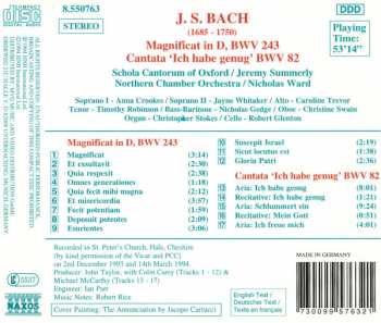 CD Johann Sebastian Bach: Magnificat BWV 243 / Cantata 'Ich Habe Genug' BWV 82 432021