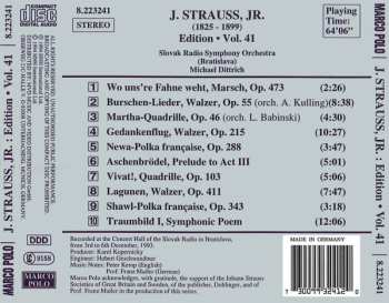 CD Slovak Radio Symphony Orchestra: J. Strauss, Jr:  Edition • Vol. 41 572716