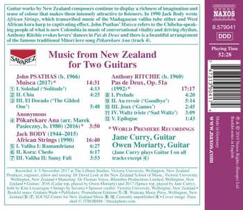 CD John Psathas: Music From New Zealand For Two Guitars 284821