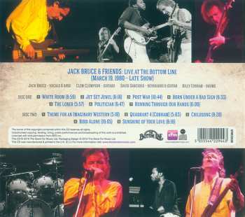 2CD Jack Bruce And Friends: The Bottom Line Archive 284058