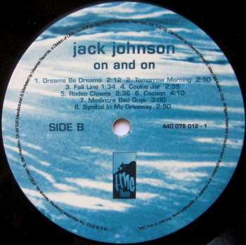 LP Jack Johnson: On And On 26213