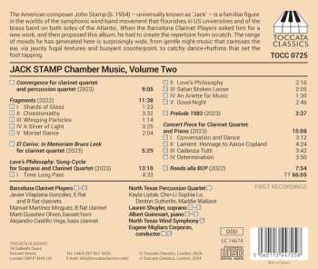 CD Jack Stamp: Chamber Music, Volume Two: Music For Clarinet Quartet 625004