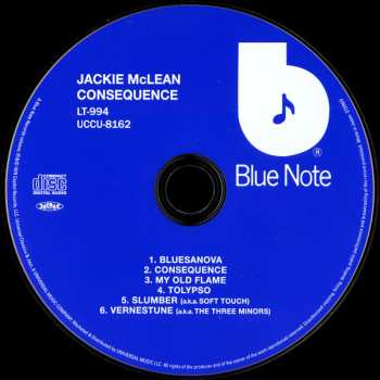 CD Jackie McLean: Consequence LTD 567273