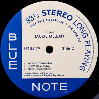 LP Jackie McLean: It's Time! 18383