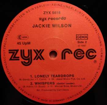 LP Jackie Wilson: I Get The Sweetest Feeling 609119