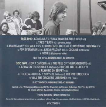 2CD Jackson Browne: Palm Meadows Benefit 1978 555093