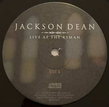 LP Jackson Dean: Live At The Ryman CLR 602967