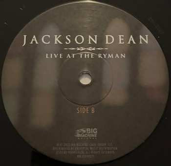 LP Jackson Dean: Live At The Ryman CLR 602967