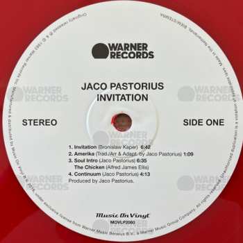 LP Jaco Pastorius: Invitation CLR | LTD 579057