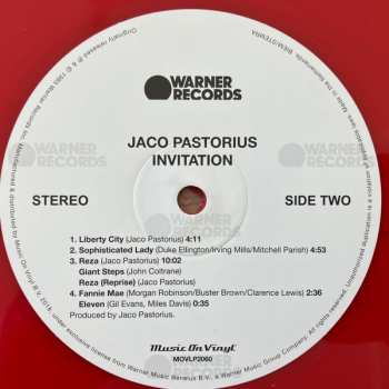 LP Jaco Pastorius: Invitation CLR | LTD 579057