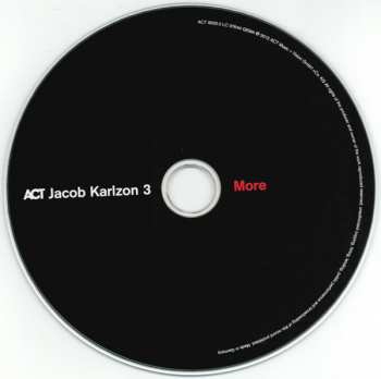 CD Jacob Karlzon Trio: More 296390