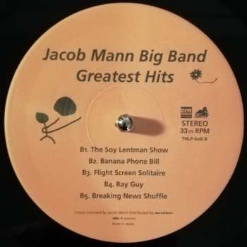 LP Jacob Mann Big Band: Greatest Hits LTD 588159