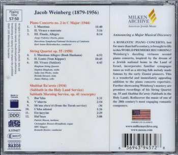 CD BBC Singers: Piano Concerto No. 2 In C Major, String Quartet Op. 55, Shabbat Ba'aretz (Sabbath In The Holy Land) 407701