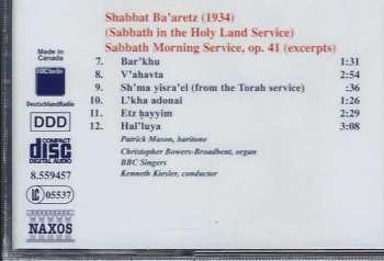 CD BBC Singers: Piano Concerto No. 2 In C Major, String Quartet Op. 55, Shabbat Ba'aretz (Sabbath In The Holy Land) 407701