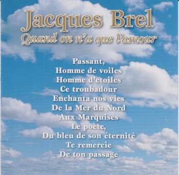 2CD Jacques Brel: Quand On N'A Que L'Amour 640678