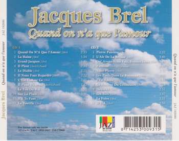 2CD Jacques Brel: Quand On N'A Que L'Amour 640678