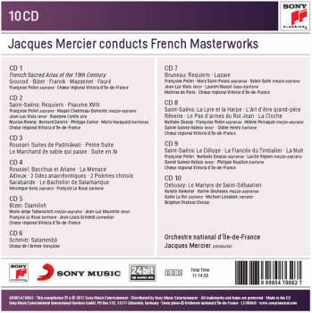 10CD Jacques Mercier: Conducts French Masterworks 365311