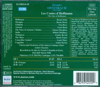 2CD Jacques Offenbach: Les Contes D'Hoffmann 314459