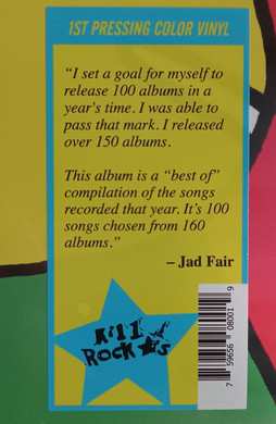 2LP Jad Fair: 100 Songs - A Master Class In Songwriting CLR 560427