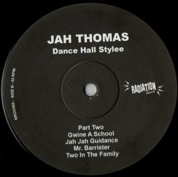 LP Jah Thomas: Dance Hall Stylee 560907