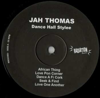 LP Jah Thomas: Dance Hall Stylee 560907