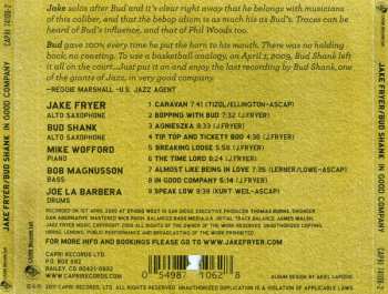 CD Jake Fryer/Bud Shank Quintet: In Good Company 636937