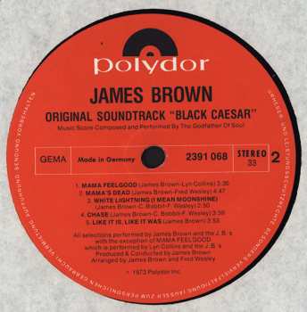 LP James Brown: Black Caesar (Original Soundtrack) 661697