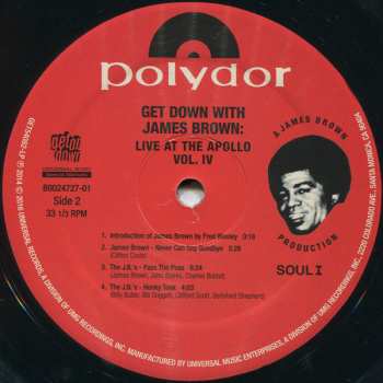 2LP James Brown: Get Down With James Brown: Live At The Apollo Volume IV 655259