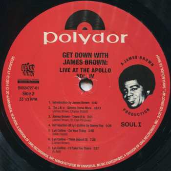 2LP James Brown: Get Down With James Brown: Live At The Apollo Volume IV 655259