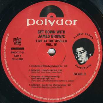 2LP James Brown: Get Down With James Brown: Live At The Apollo Volume IV 655259