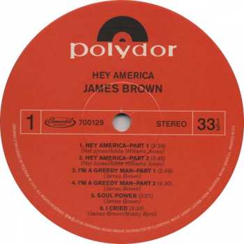 LP James Brown: Hey America LTD 141760