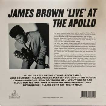 LP James Brown: James Brown ‘Live’ At The Apollo  CLR 651221