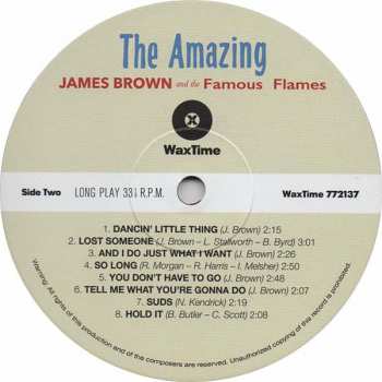 LP James Brown & The Famous Flames: The Amazing James Brown LTD 88043