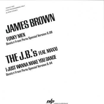 Album James Brown: Funky Men / I Just Wanna Make You Dance (Dimitri From Paris Special Versions)