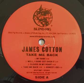 LP James Cotton: Take Me Back LTD 355212