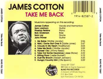 CD James Cotton: Take Me Back 584489