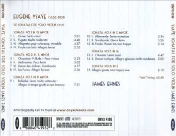 CD James Ehnes: Sonatas For Solo Violin 616428