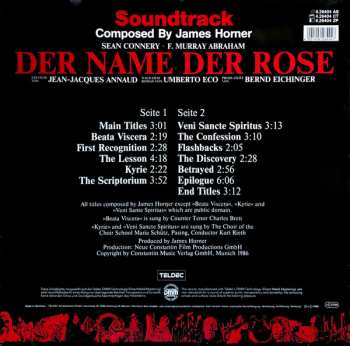 LP James Horner: Der Name Der Rose (Soundtrack) 646848