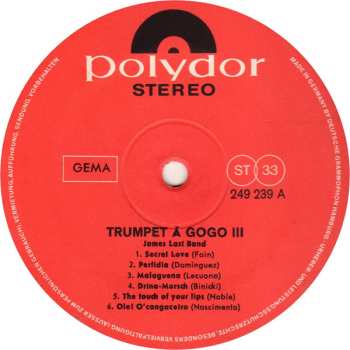 LP James Last: Trumpet À Gogo 3 585625