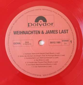 LP James Last: Weihnachten & James Last LTD | CLR 544859